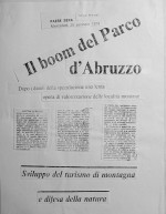 1978.01.25. Paese sera. Boom turistico al Pna